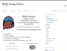 Tablet Screenshot of phillyswings.com